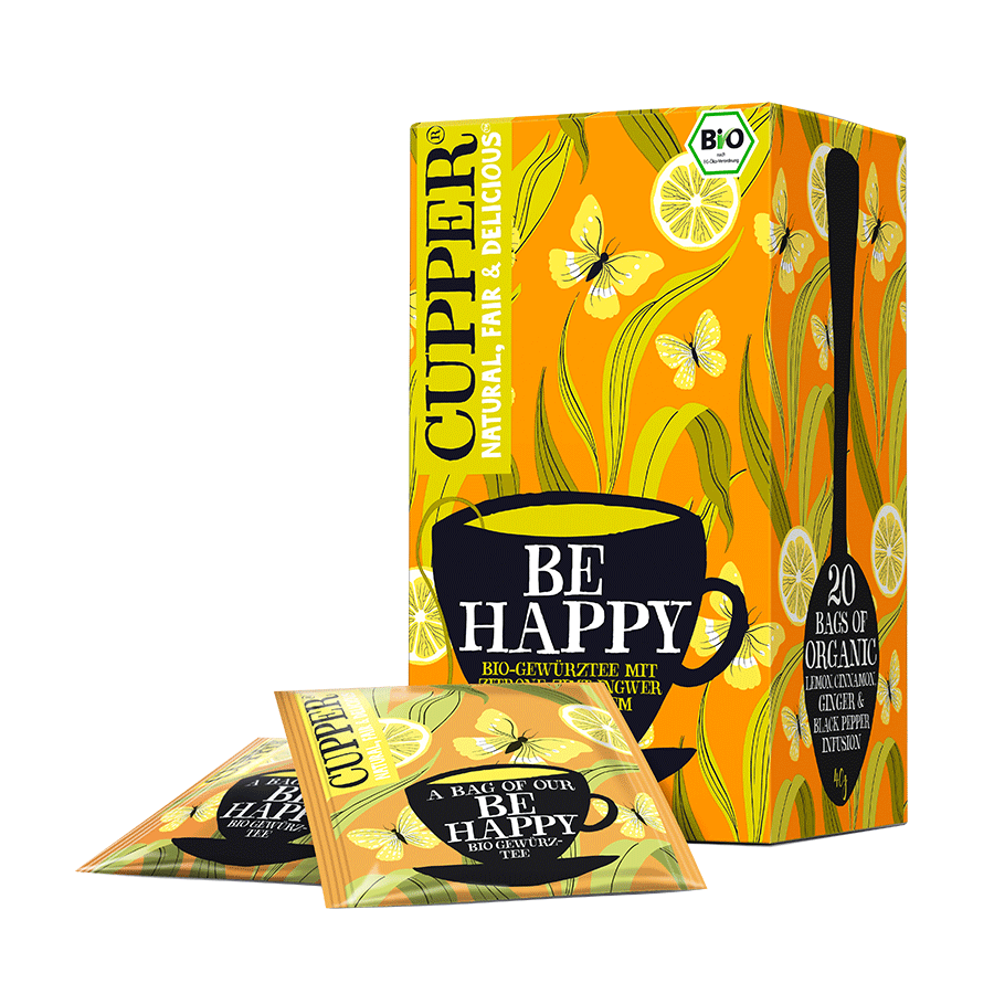 Be Happy Tee von Cupper