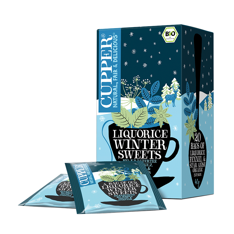 Liquorice Winter Sweets Tee von Cupper