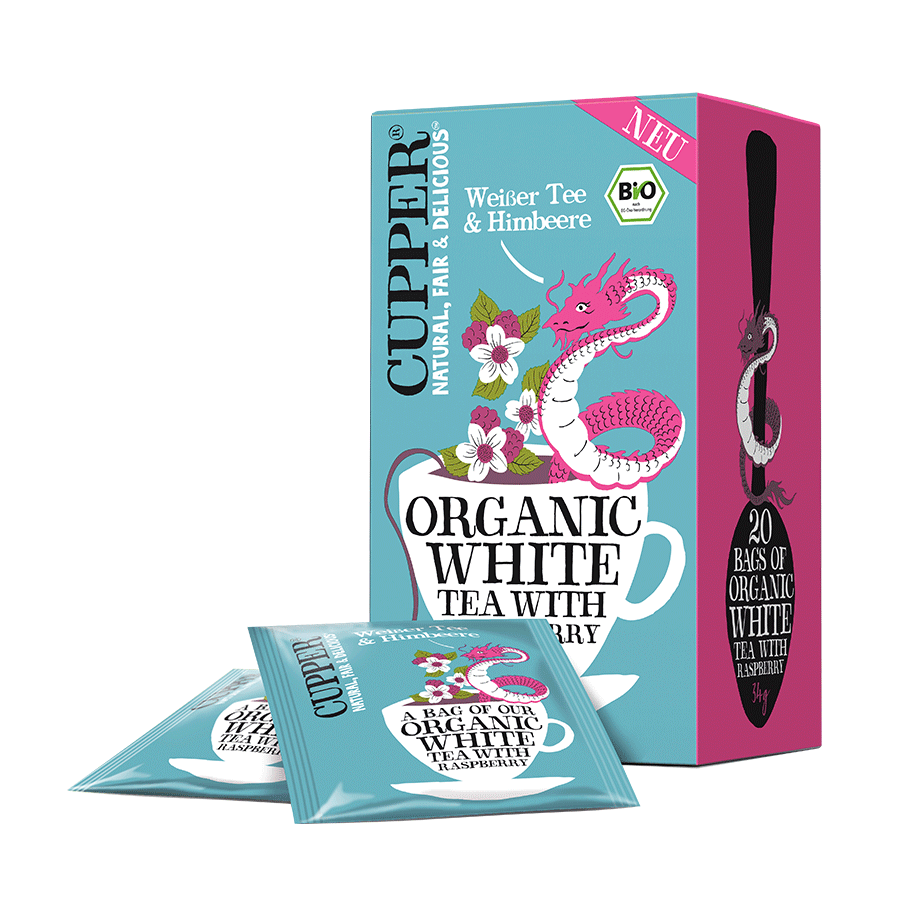 Organic White Tee von Cupper