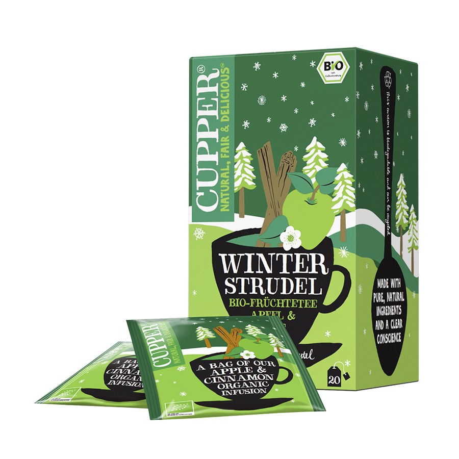Winter Strudel Tee von Cupper